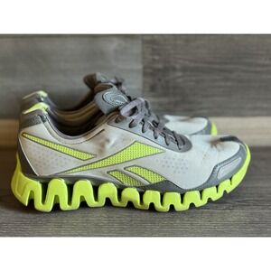 Reebok Womens Zigtech 1-V43163 Gray Running Shoes Sneakers Size 8.5